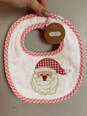 Girls Reversable Holiday Bib