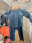 Kids Blue Velour Set