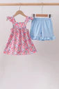 Honeydew- Pink Floral Set