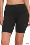 black biker shorts