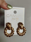 Amber Knot Earrings