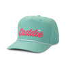 Caddie - Mint/Pink Solid Performance Rope Hat