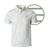 Fieldstone- Driftwood polo green/white