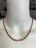 Michelle McDowell - Macy Red and Black Necklace