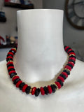 Michelle McDowell - Jovie Red and Black Necklace