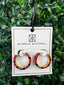 Michelle McDowell - Paisley Red and Black Earrings