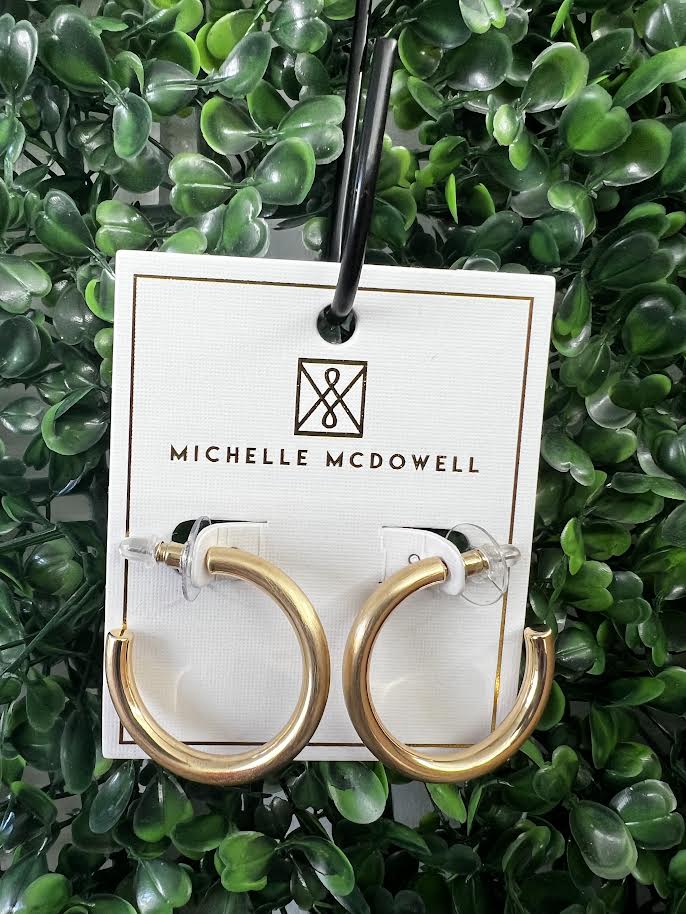 Michelle McDowell - Cameron Gold Earrings