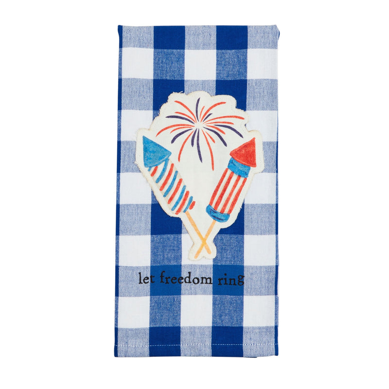 Mudpie- Firework Patch Americana Towel