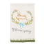 Mudpie - Welcome Spring Printed Towel
