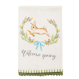 Mudpie - Welcome Spring Printed Towel