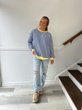 Blue Stripe Pullover