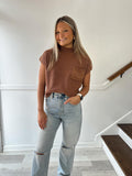 Cinnamon Cropped Sweater