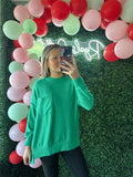 Kelly Green Soft Sweater