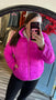 Magenta Puffer Jacket