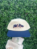 Old Row White Navy Hat