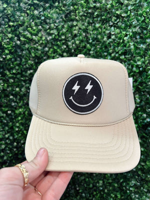 Khaki Smiles Trucker Hat