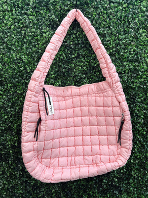 Posie Pink Puffer Tote