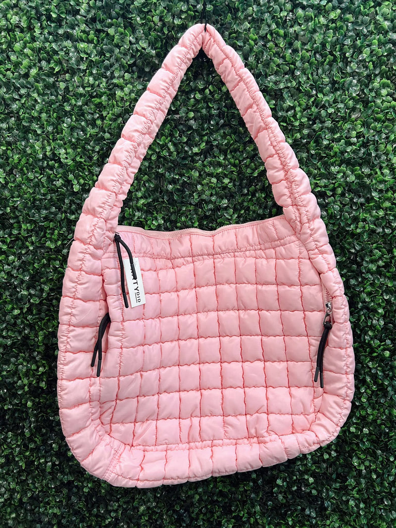 Posie Pink Puffer Tote