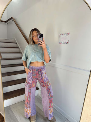 Boho Floral Pants