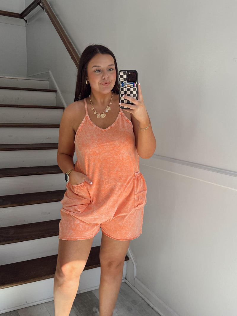 Coral Romper