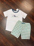 GOLF SMOCKED SHORT SET