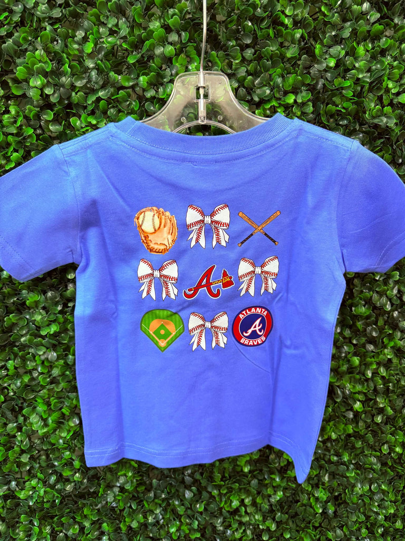 Toddler Braves Coquette Girls Tee