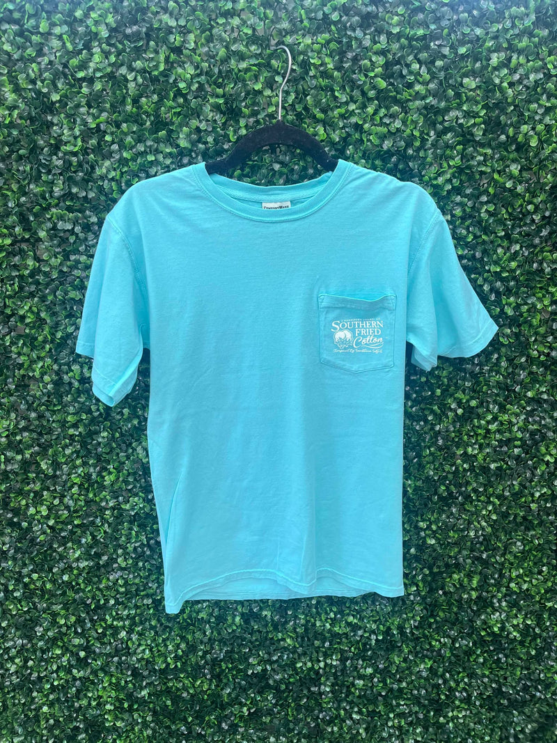 Mint Three Cross Tee