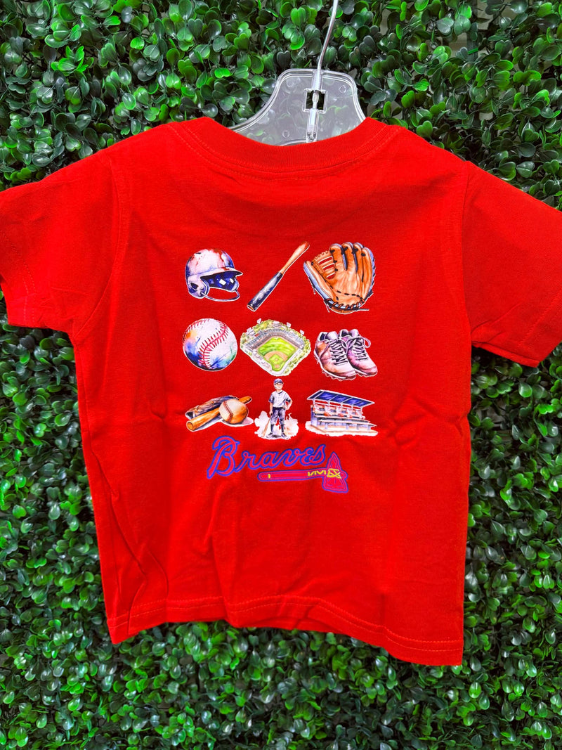 Toddler Braves Collage Back Boys