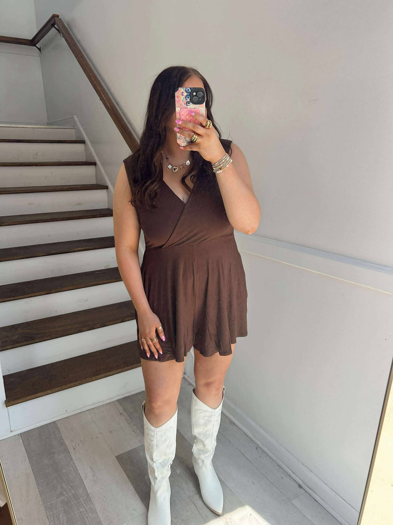 Brown Romper