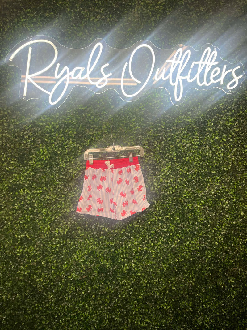 Toddler Boys Crab Beach Shorts