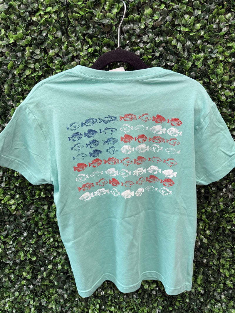 Youth Fish Flag Tee