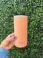 SIC Matter Coral Skinny Can coozie