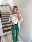 Dk Green Wide Leg Jeans