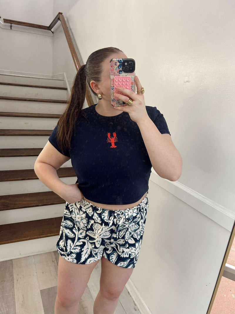 Lobster Graphic Baby Tee