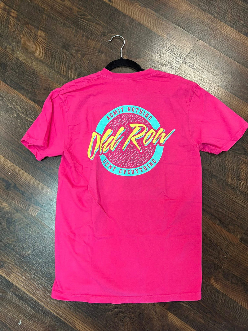 Old Row Hot Pink Circle Logo