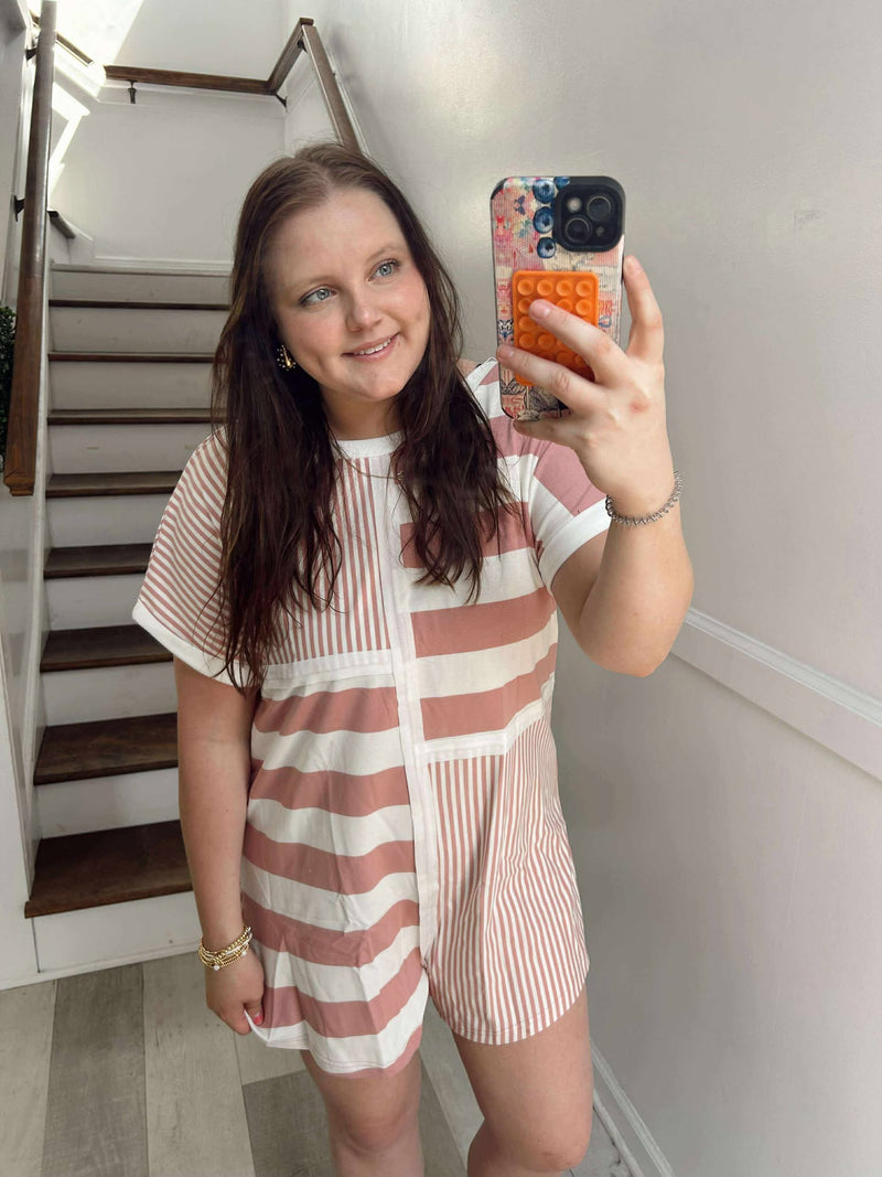 AT THE BEACH ROMPER P&W