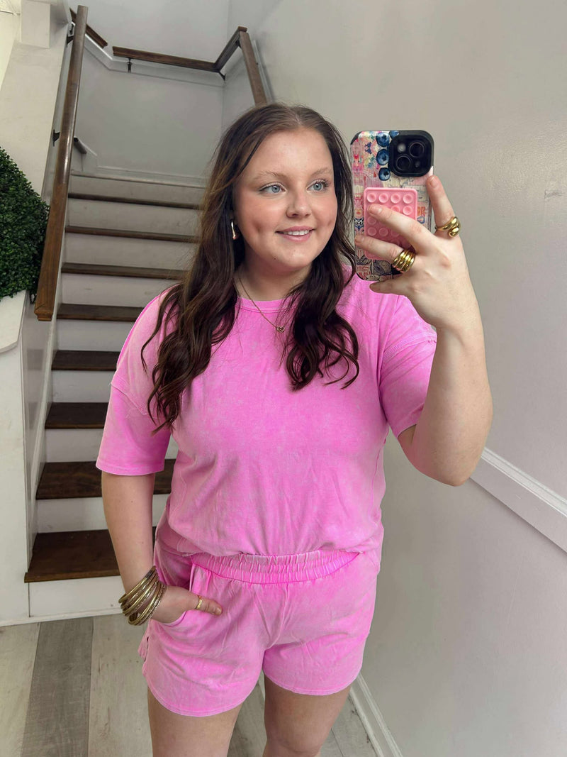 Hot Pink Mineral Wash Set