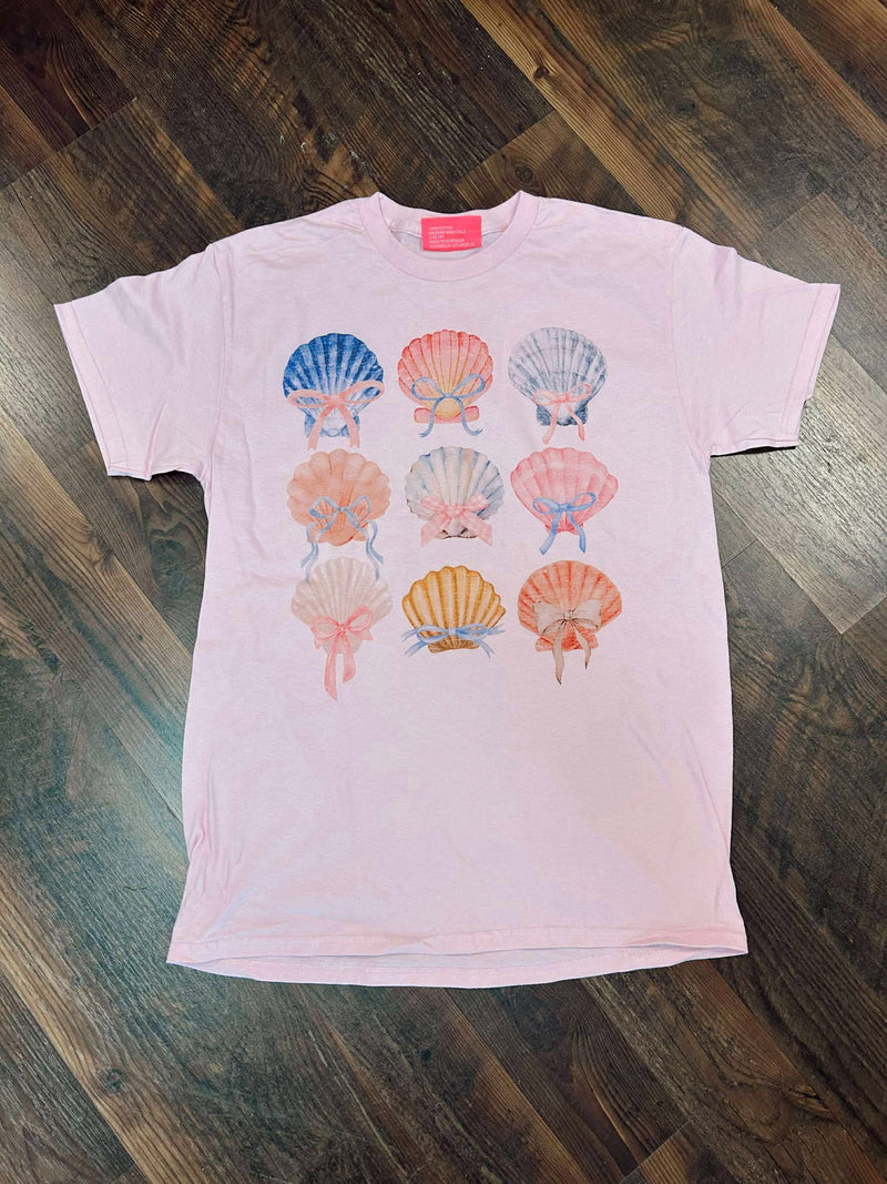 Shells and Bows oversized Tee