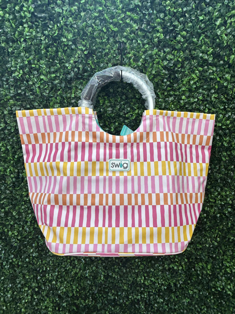 Sherbet Stripe Loopi Tote Bag