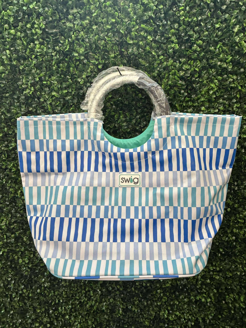 Glacier Stripe Loopi Tote Bag