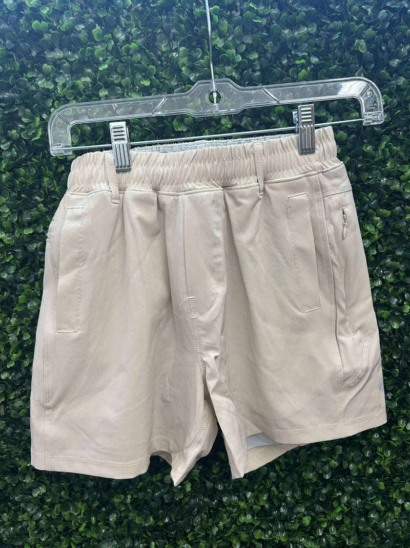 Yth Meriplex Khaki Shorts