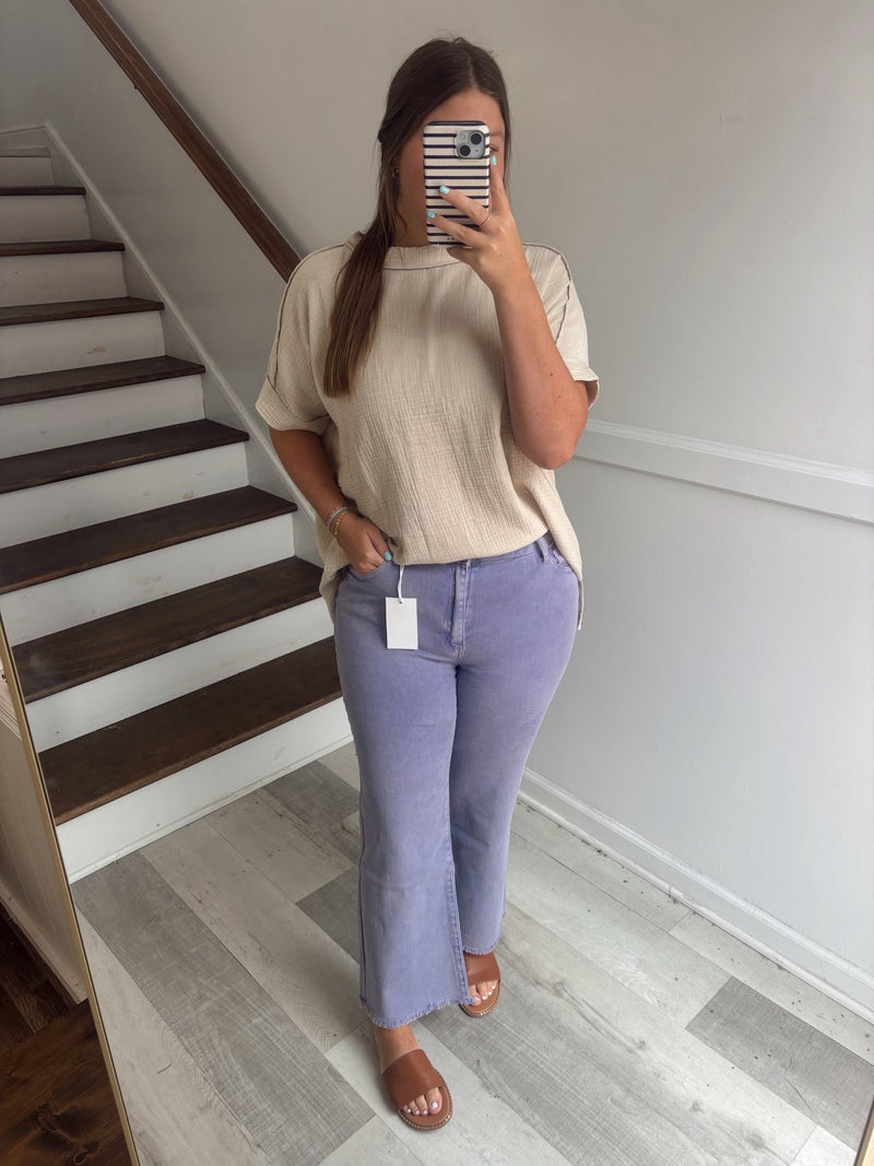 Violet Wide Leg Pants