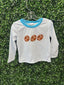 Kids striped football tee