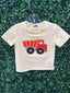 Kids yellow truck tee