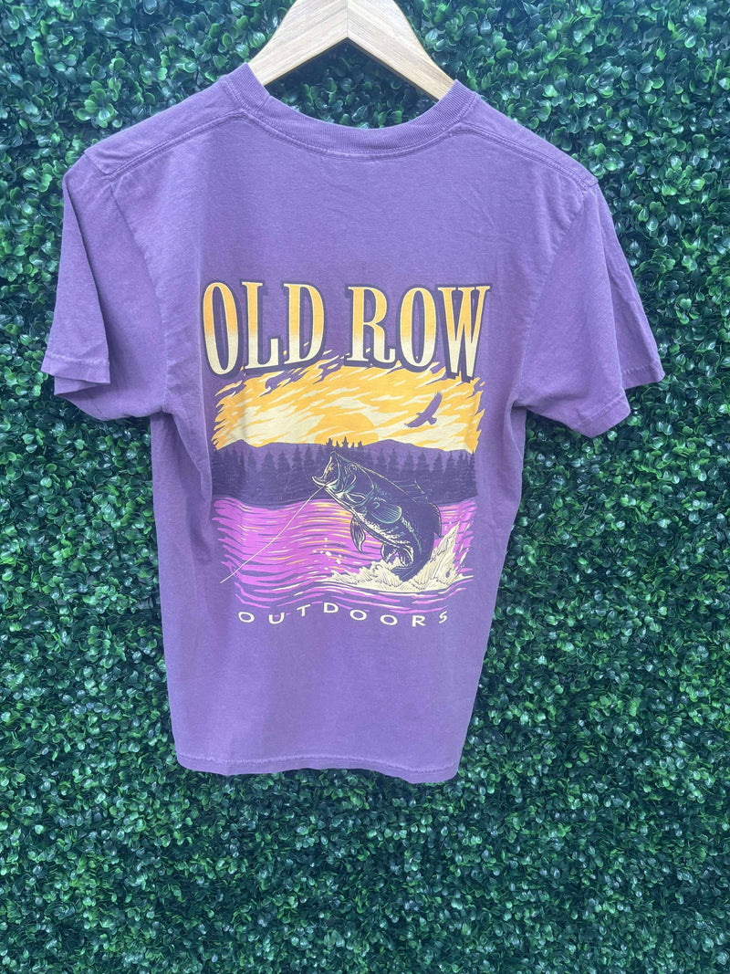 Outdoors Bass Jump Pocket Tee