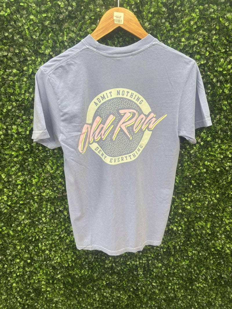 Old Row- Blue Circle Logo Pocket Tee