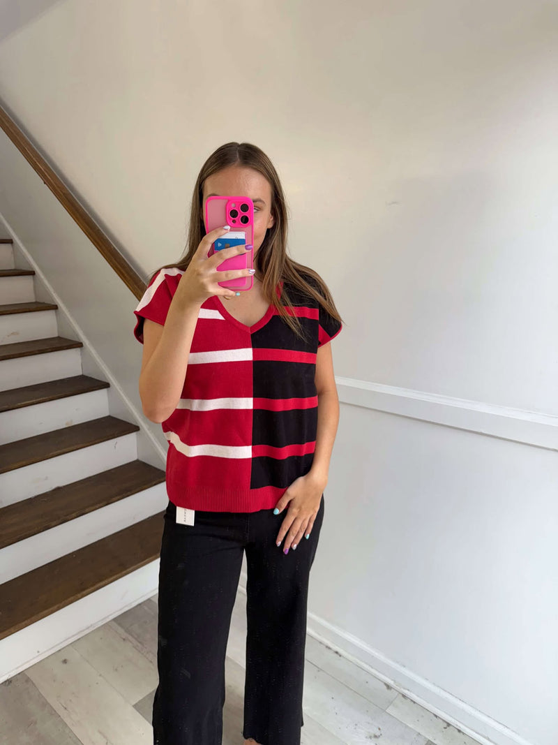 Red/Black Sweater