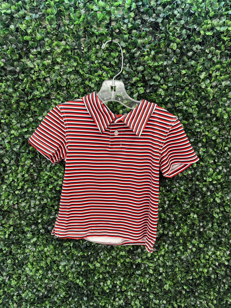 Meripex Yth Red/Black/White Polo