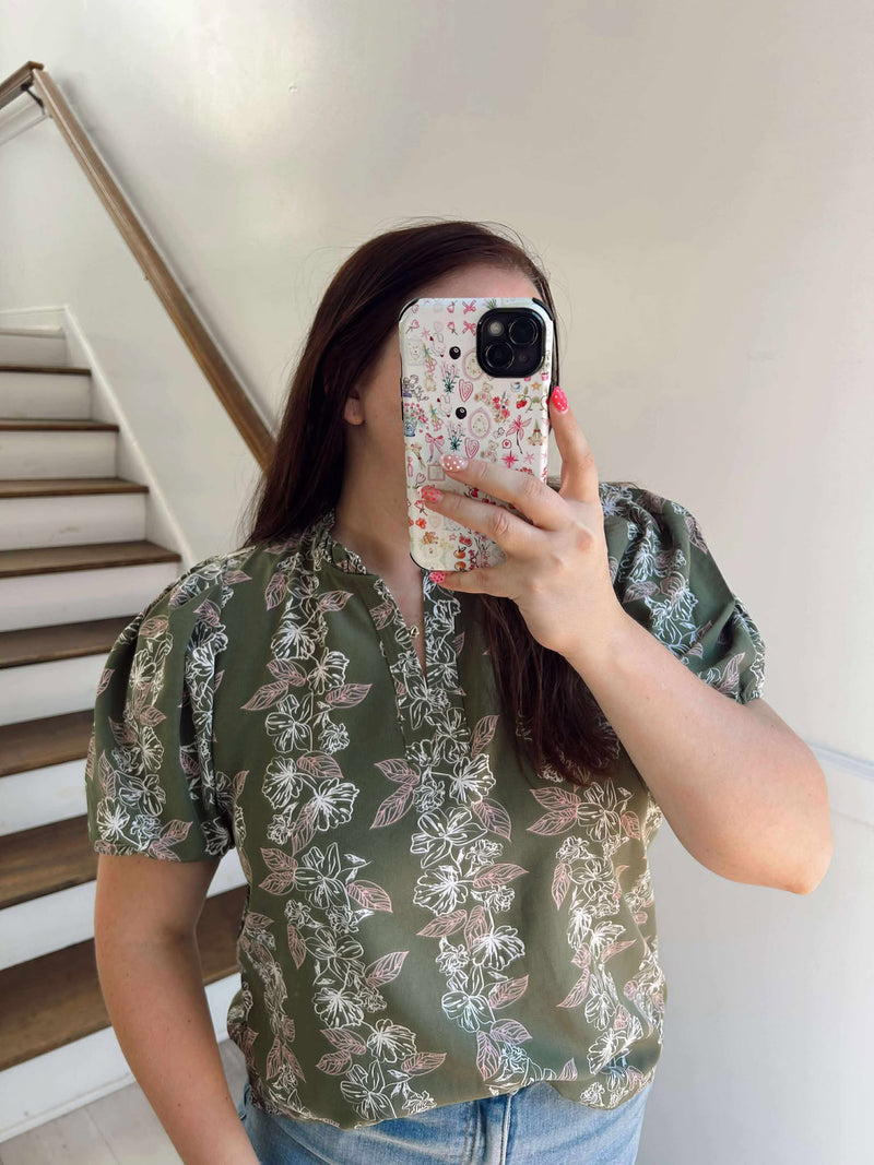 Mary Square Top Lainey Secret Garden