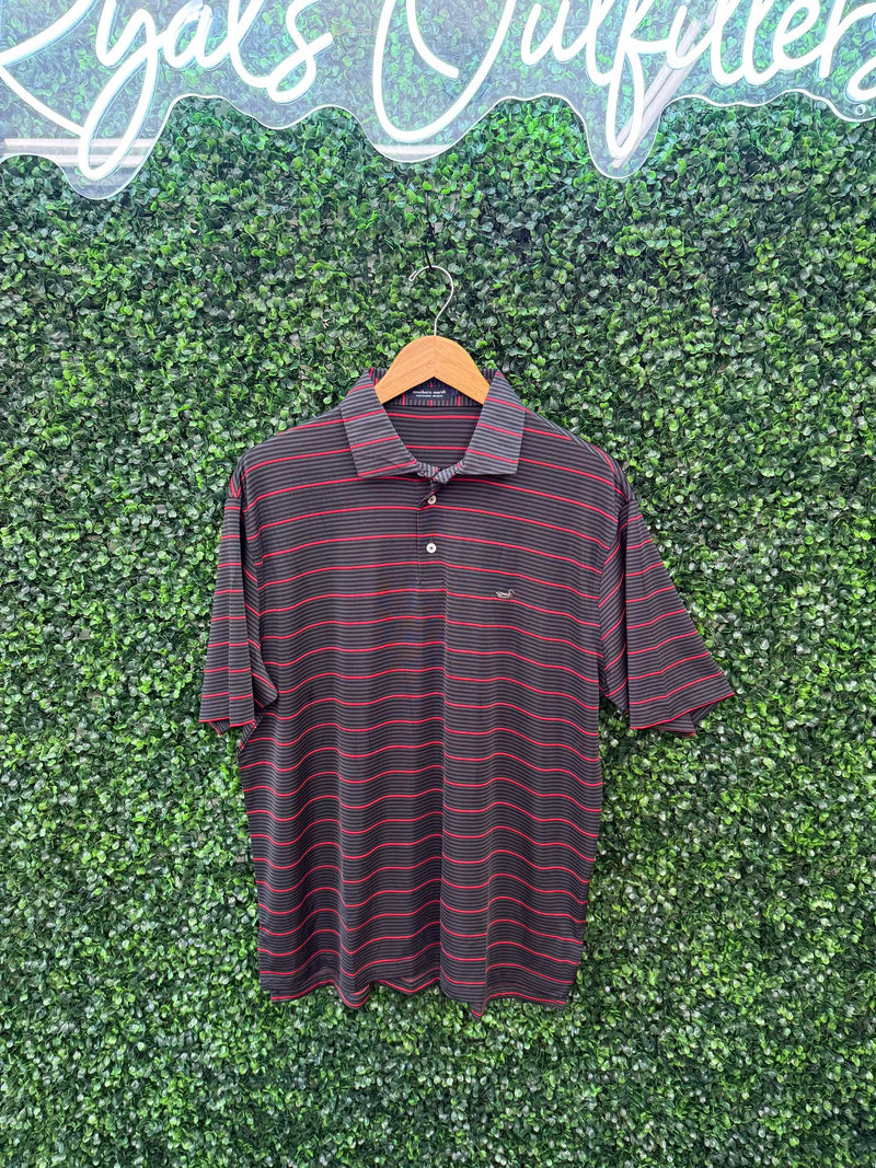 Southern Marsh Red and Black Polo